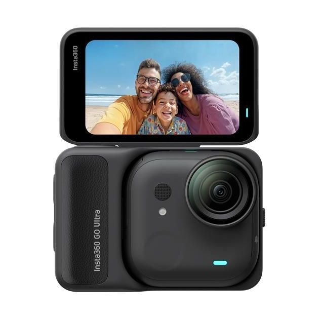 Insta360 GO Ultra Tiny Hands-Free 4K Camera Midnight Black compact action camera